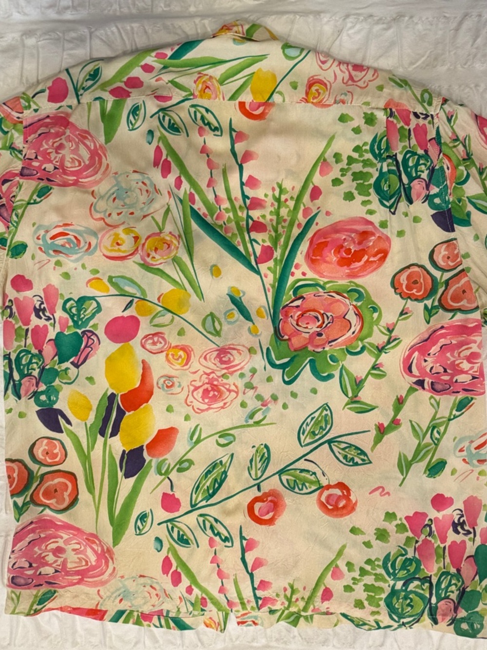 Jams World Men’s Hawaiian Aloha Short-Sleeve Shirt, XL, “Enchanted” great cond. - Picture 4 of 8